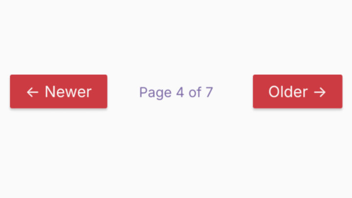 Newer button, page 4 of 7, older button