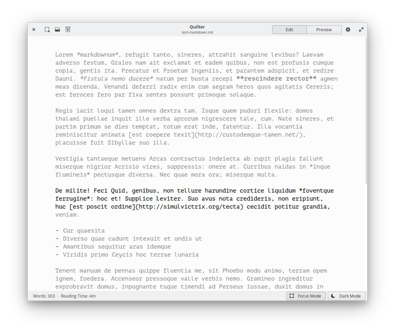The new Preview Mode and the restyled Focus Mode