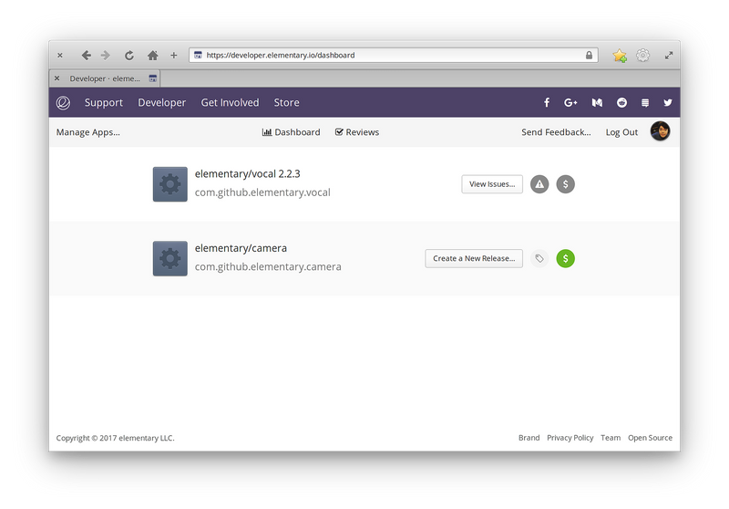 AppCenter Dashboard, the developer portal for apps