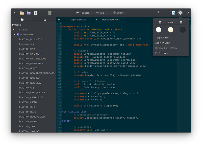 Dark mode! Plus the symbols sidebar and new style switcher.