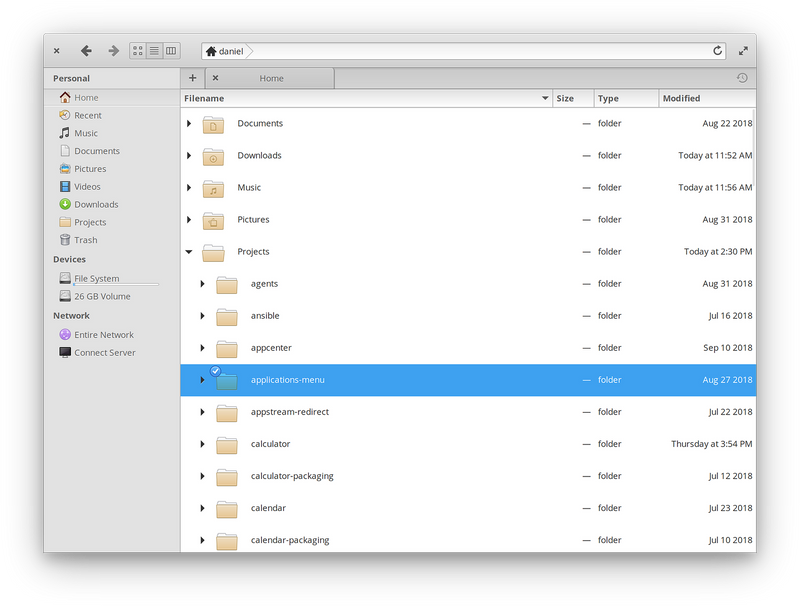 List view