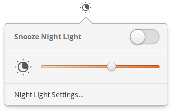 Night Light indicator