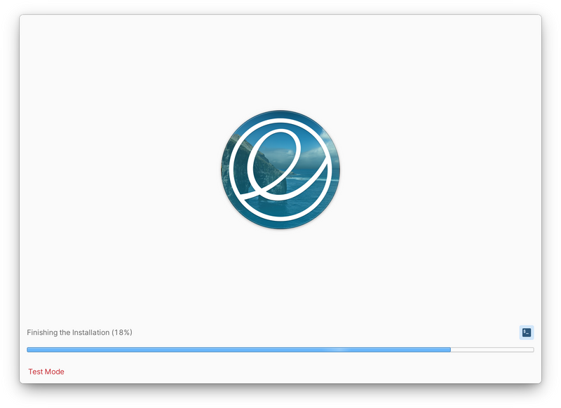 Installer Progress page