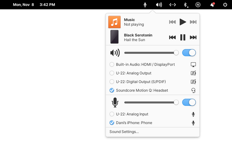 Sound indicator