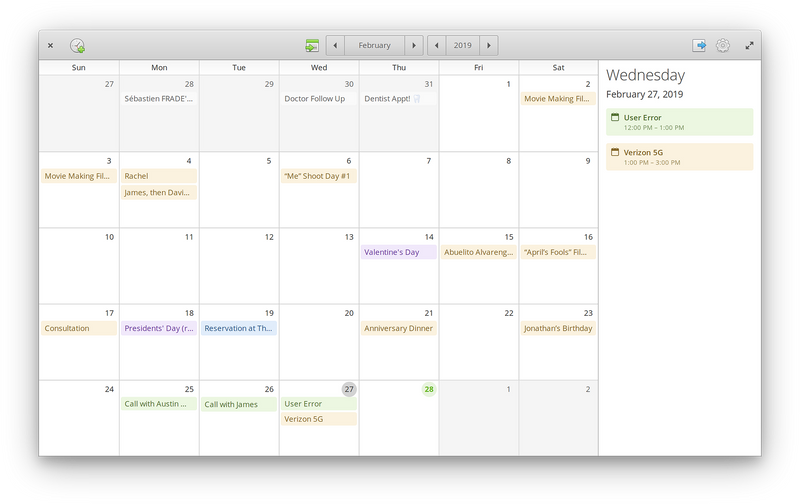 Calendar