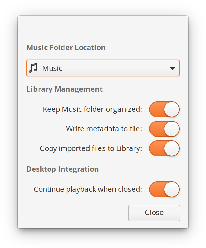 Music preferences