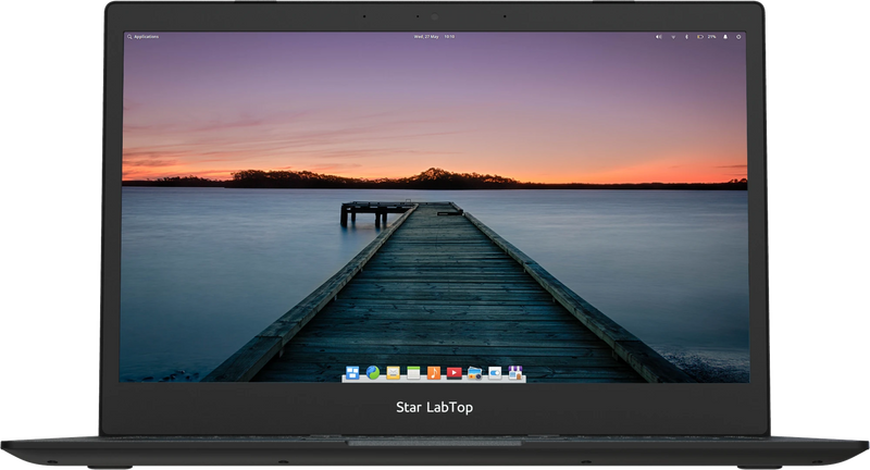 Star LabTop laptop computer running elementary OS