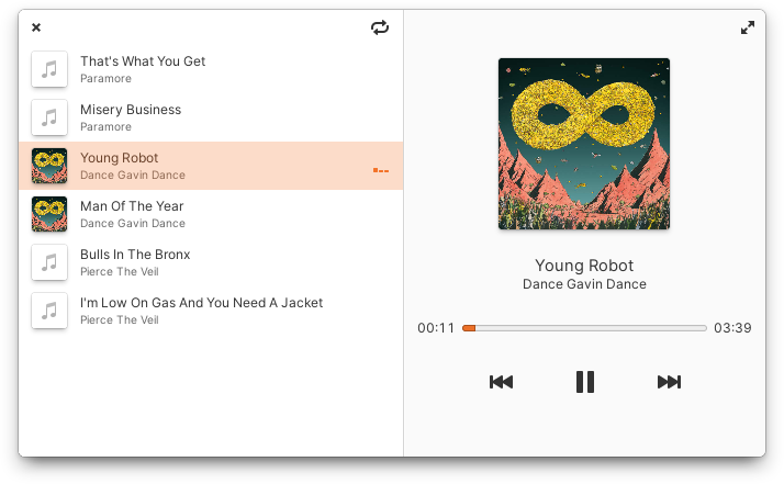 Music screenshot