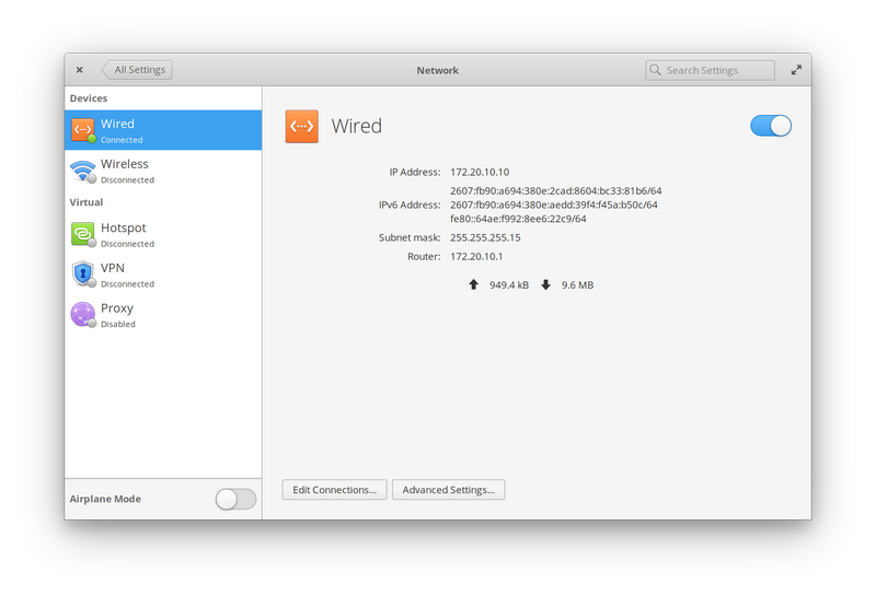 System Settings